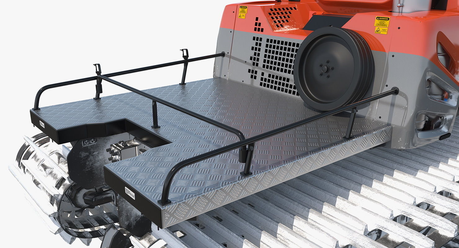 Snowy Snowcat Generic 3D model_16