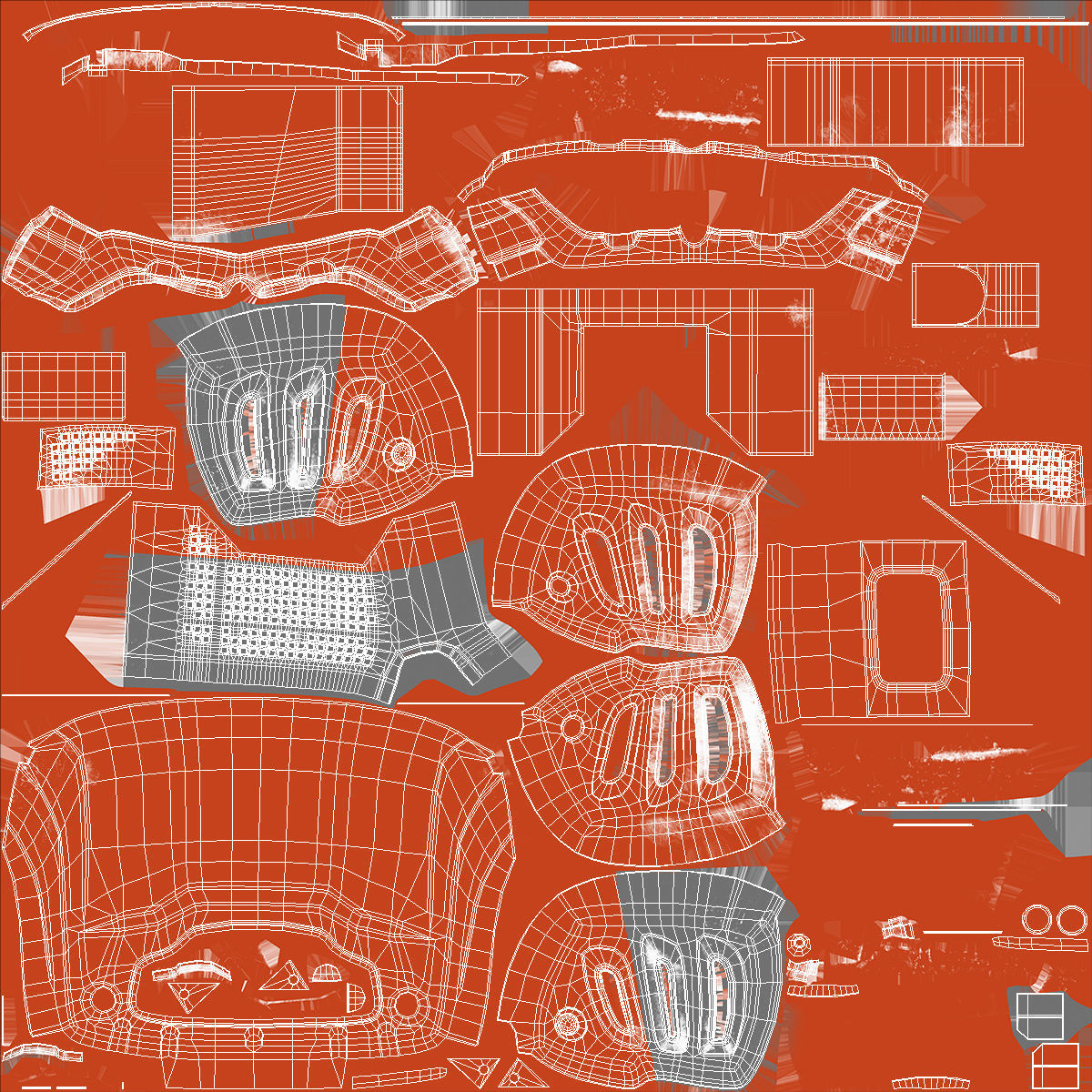 Snowy Snowcat Generic 3D model_24