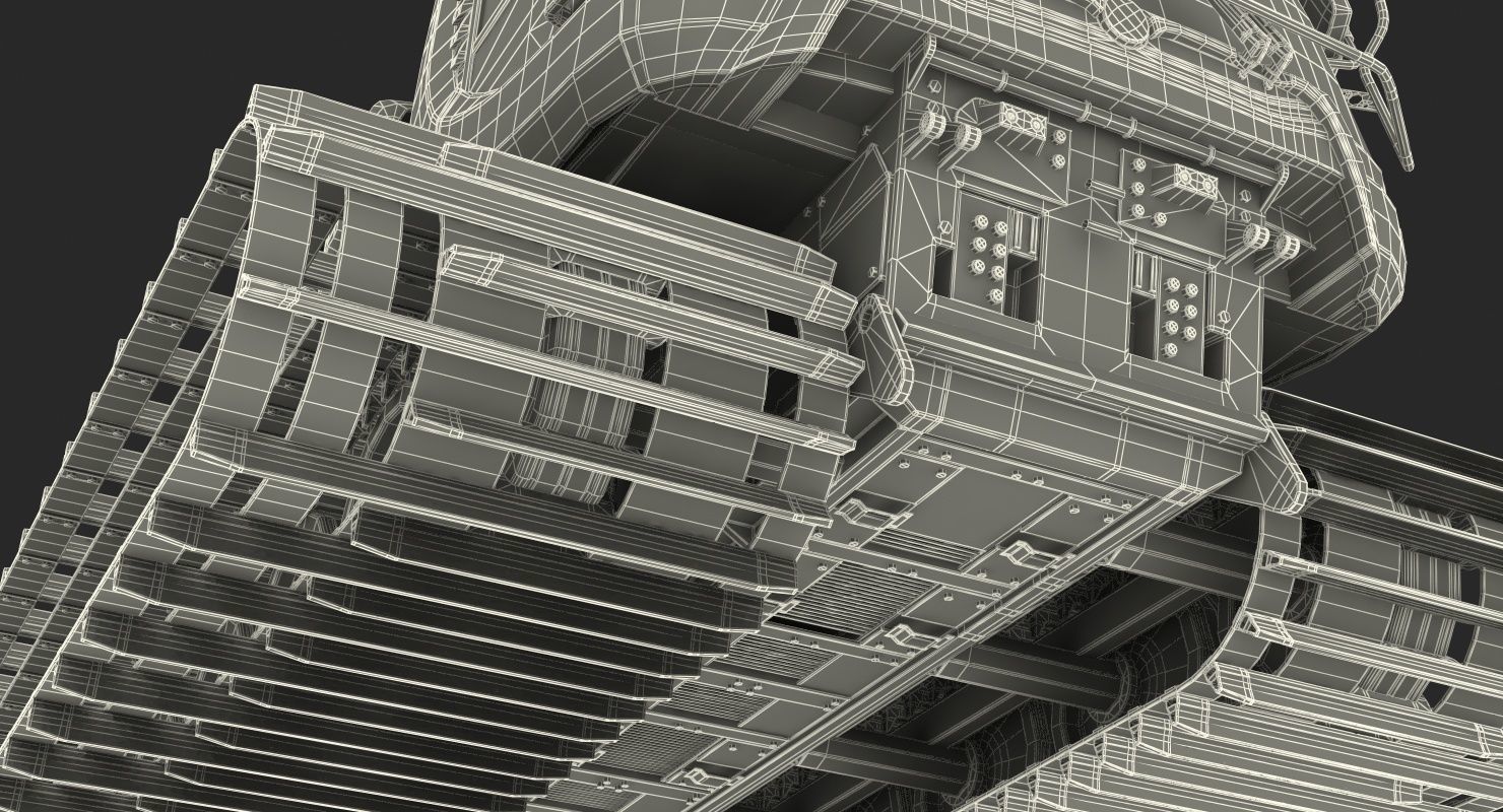 Snowy Snowcat Generic 3D model_28