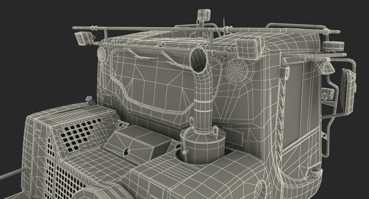 Snowy Snowcat Generic 3D model_29