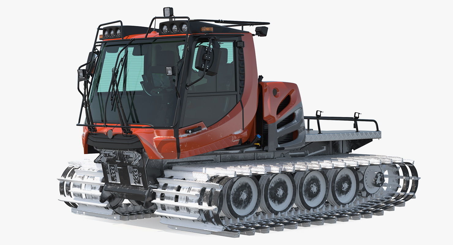 Snowy Snowcat Generic 3D model_10