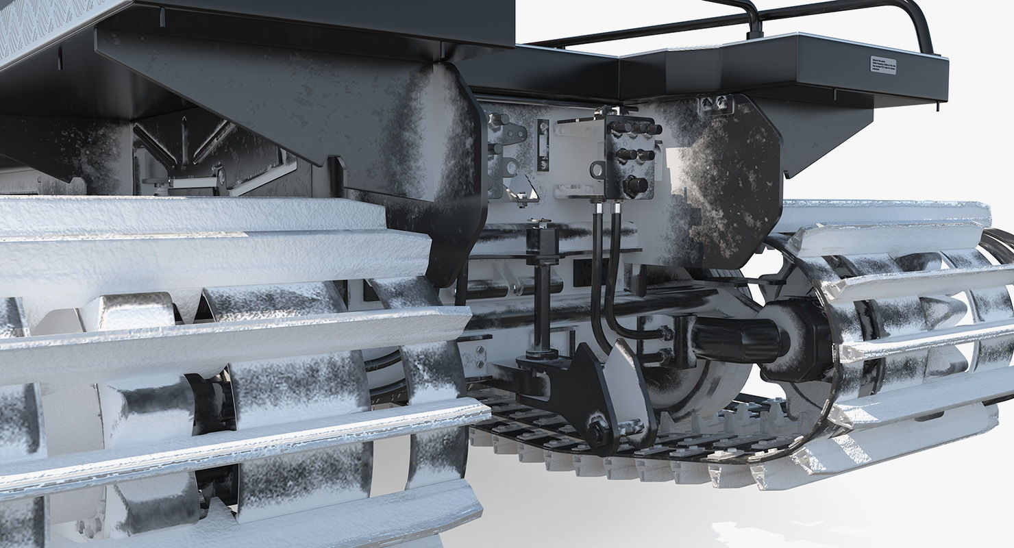 Snowy Snowcat Generic 3D model_18