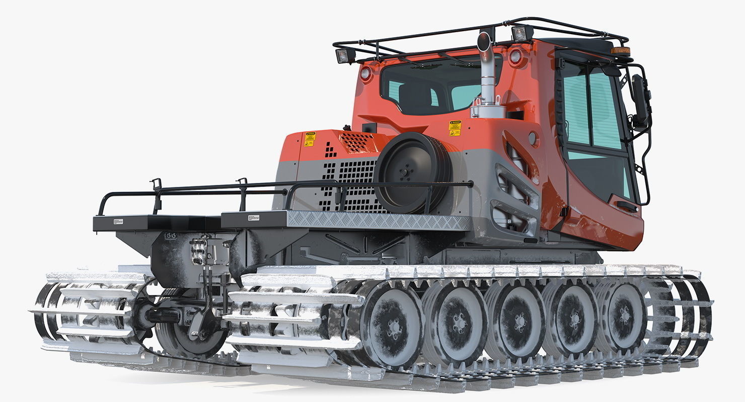 Snowy Snowcat Generic 3D model_11
