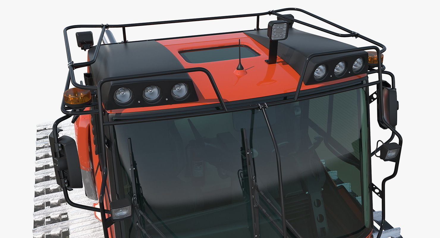 Snowy Snowcat Generic 3D model_20