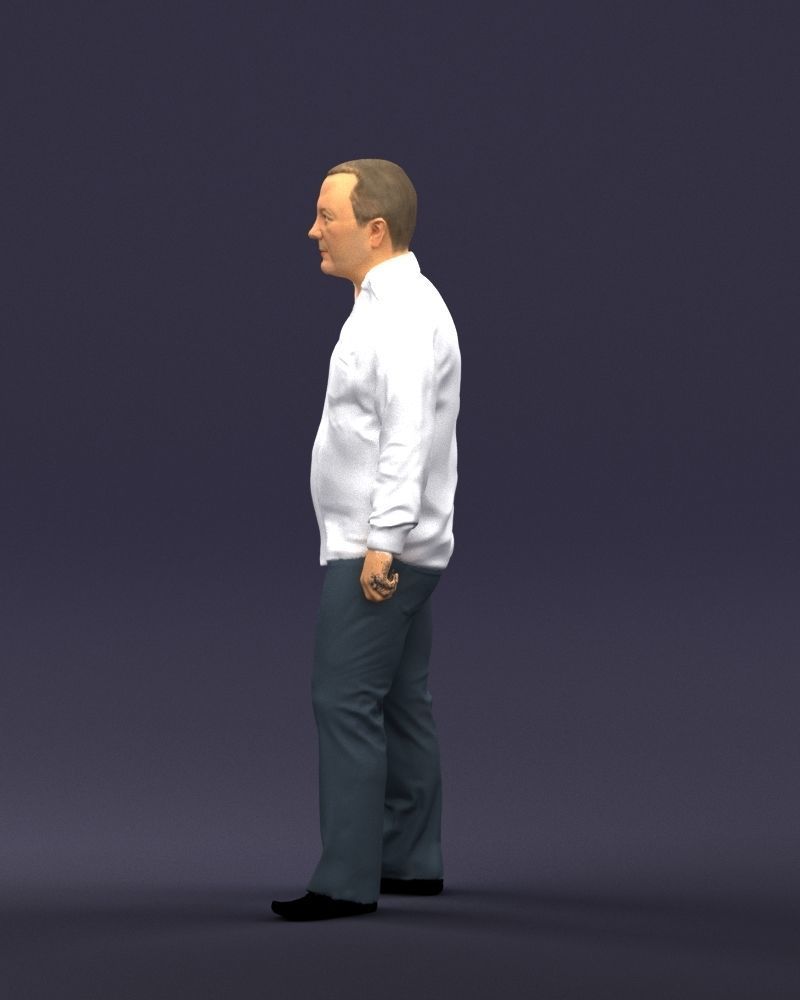 Hand in pocketman 0420 3D Print Ready 3D print model_27