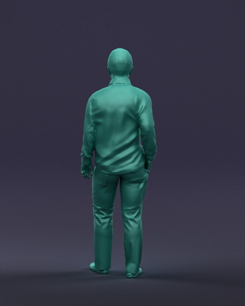 Hand in pocketman 0420 3D Print Ready 3D print model_19