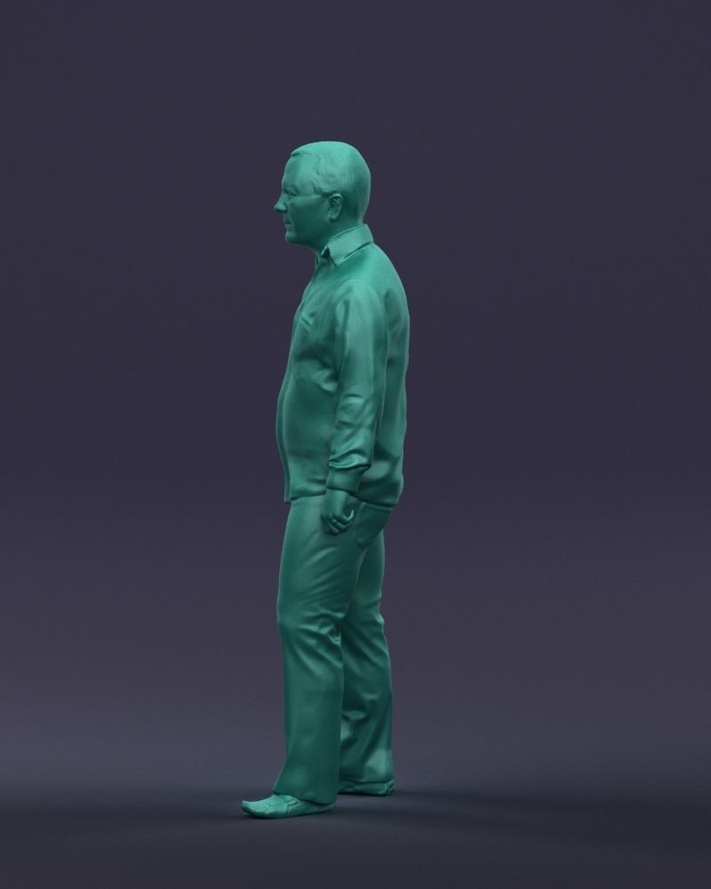 Hand in pocketman 0420 3D Print Ready 3D print model_28