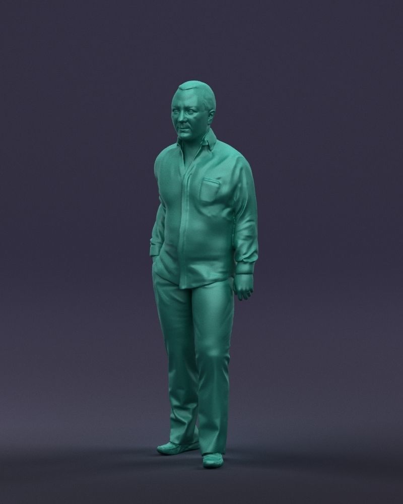 Hand in pocketman 0420 3D Print Ready 3D print model_34