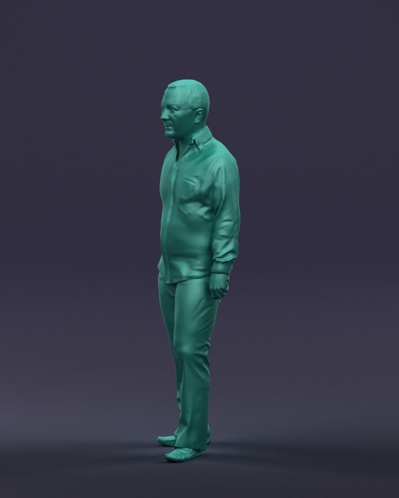 Hand in pocketman 0420 3D Print Ready 3D print model_31