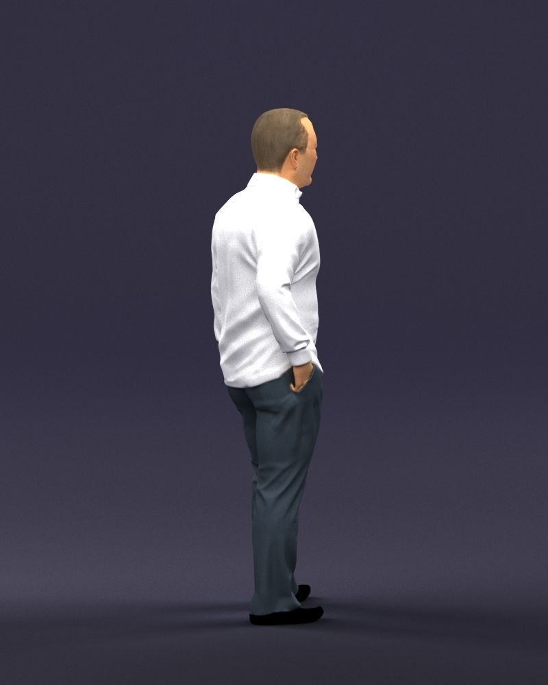 Hand in pocketman 0420 3D Print Ready 3D print model_12