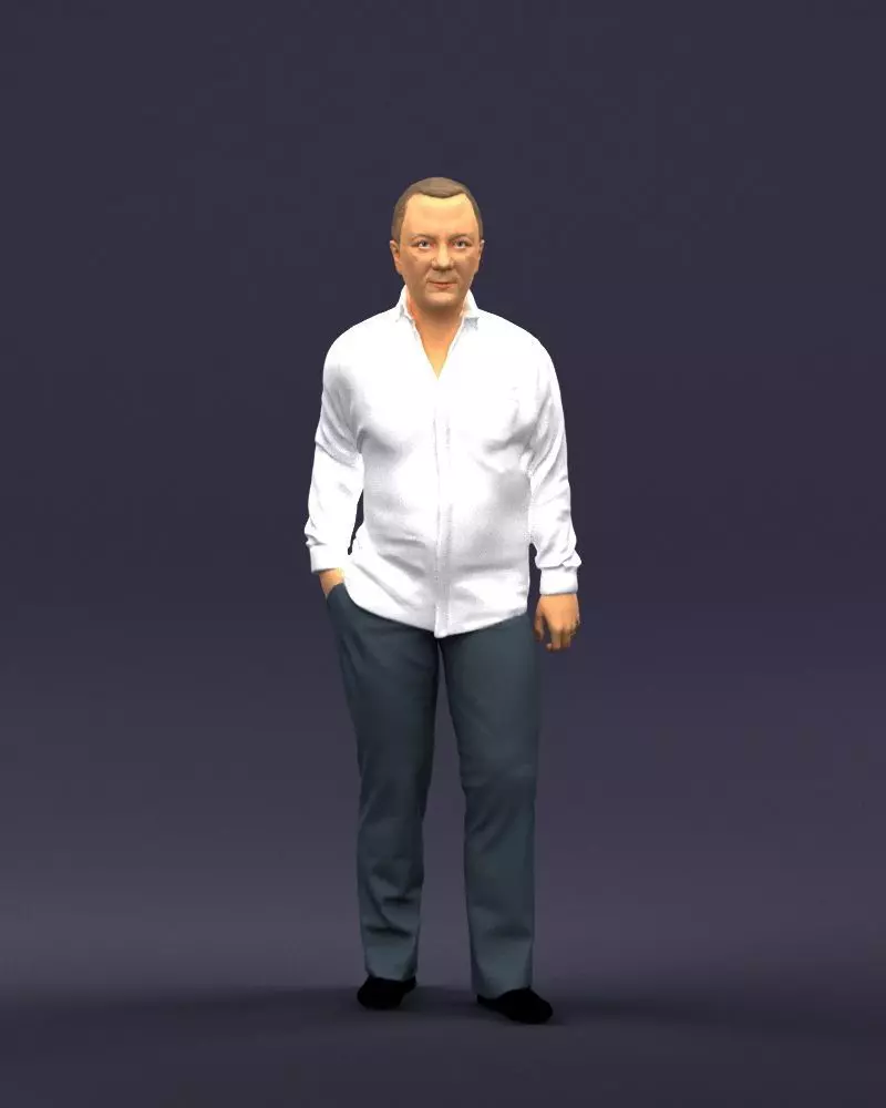 Hand in pocketman 0420 3D Print Ready 3D print model_0