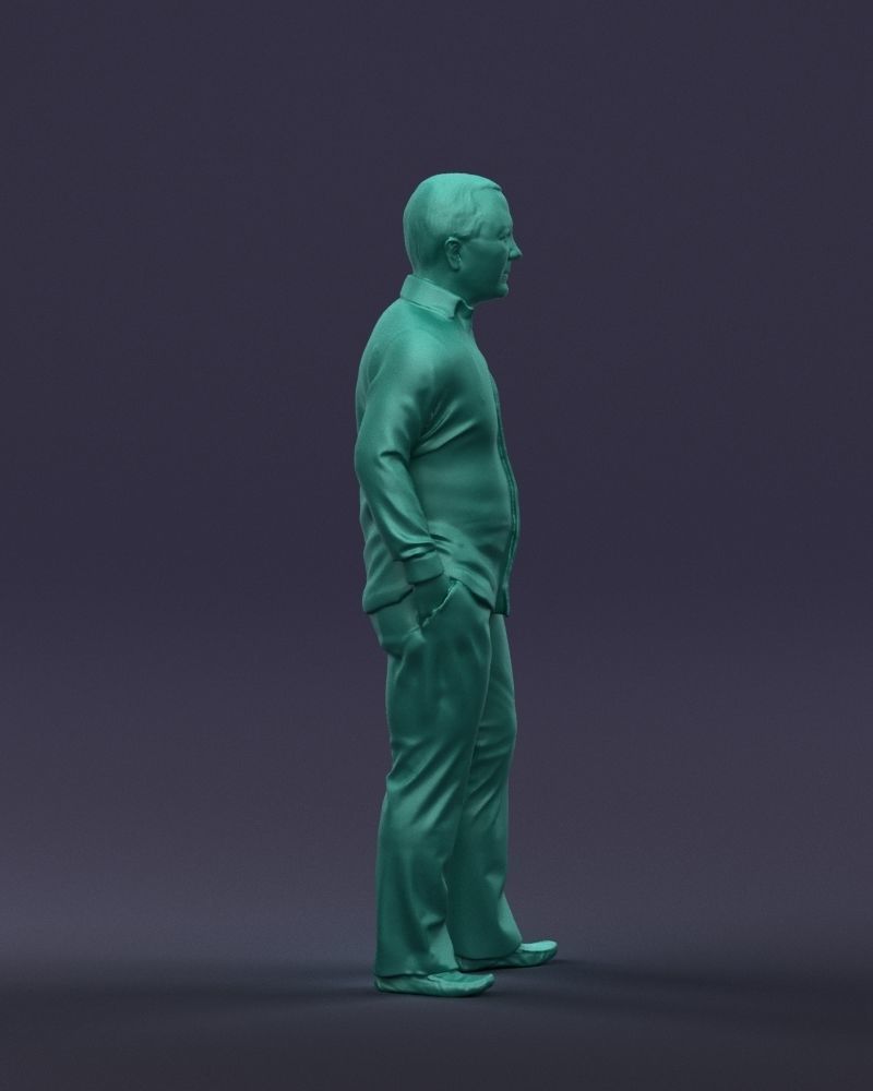 Hand in pocketman 0420 3D Print Ready 3D print model_10