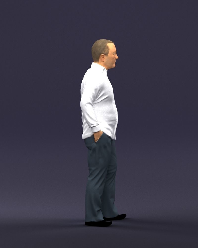 Hand in pocketman 0420 3D Print Ready 3D print model_9