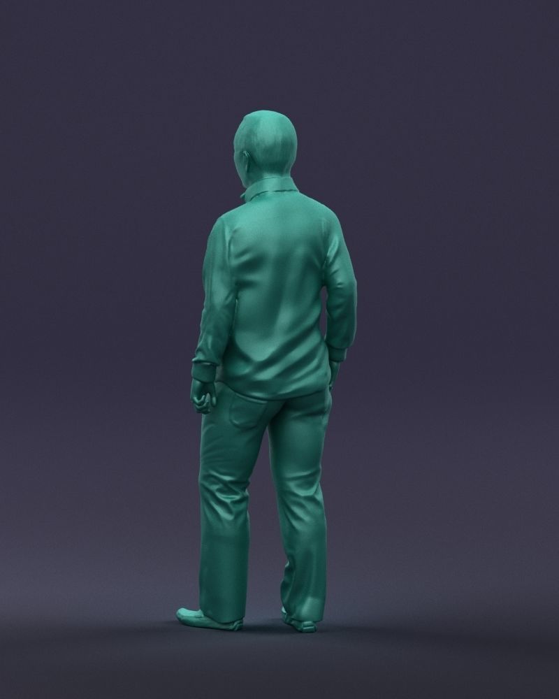 Hand in pocketman 0420 3D Print Ready 3D print model_22