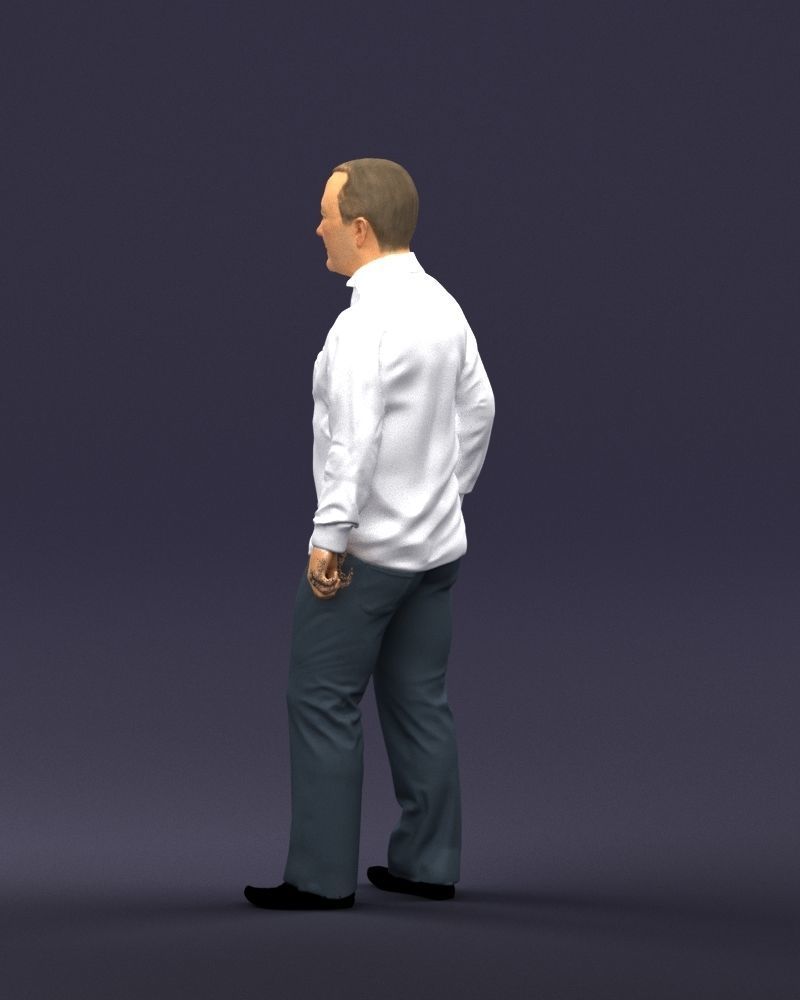 Hand in pocketman 0420 3D Print Ready 3D print model_24