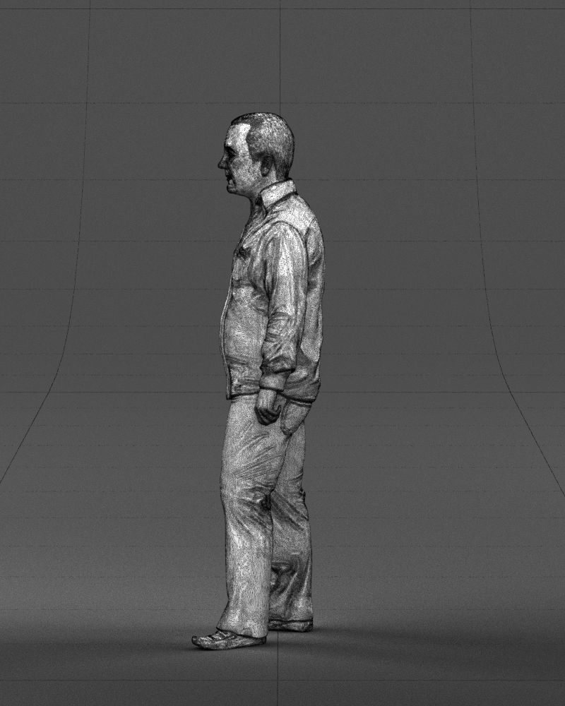 Hand in pocketman 0420 3D Print Ready 3D print model_29