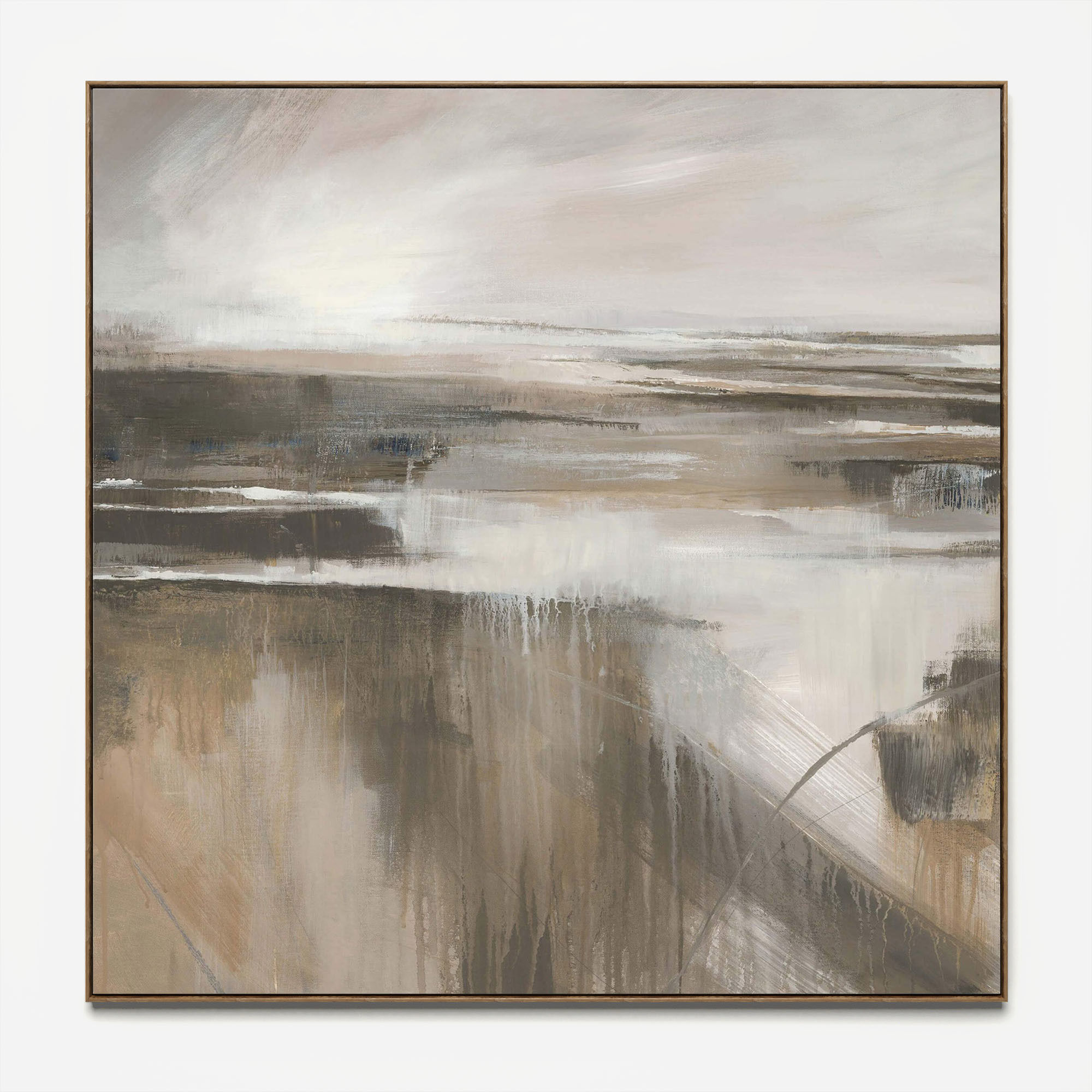 Plaster two square photo frames 35 Low-poly 3D model_1