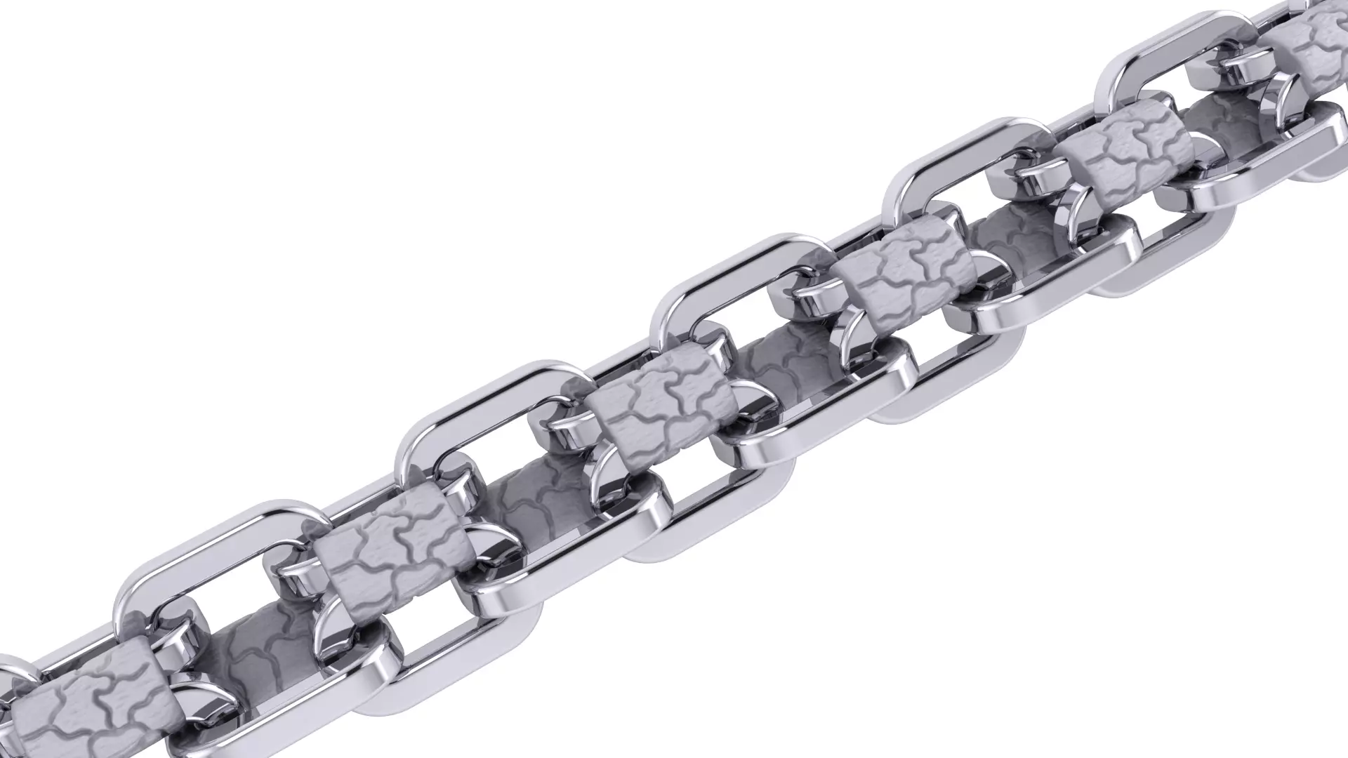 Chain Bracelets 029 3D print model_0