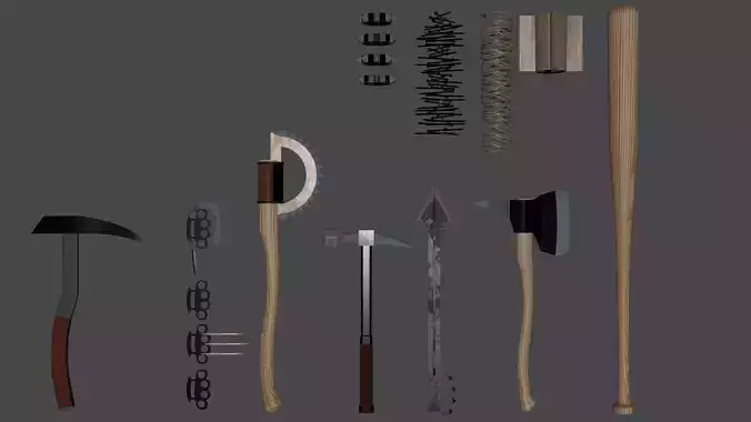 melee weapons