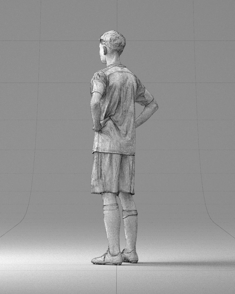 000316 Young Male Soccer Player Standing 1114 3dp 3D print model_24