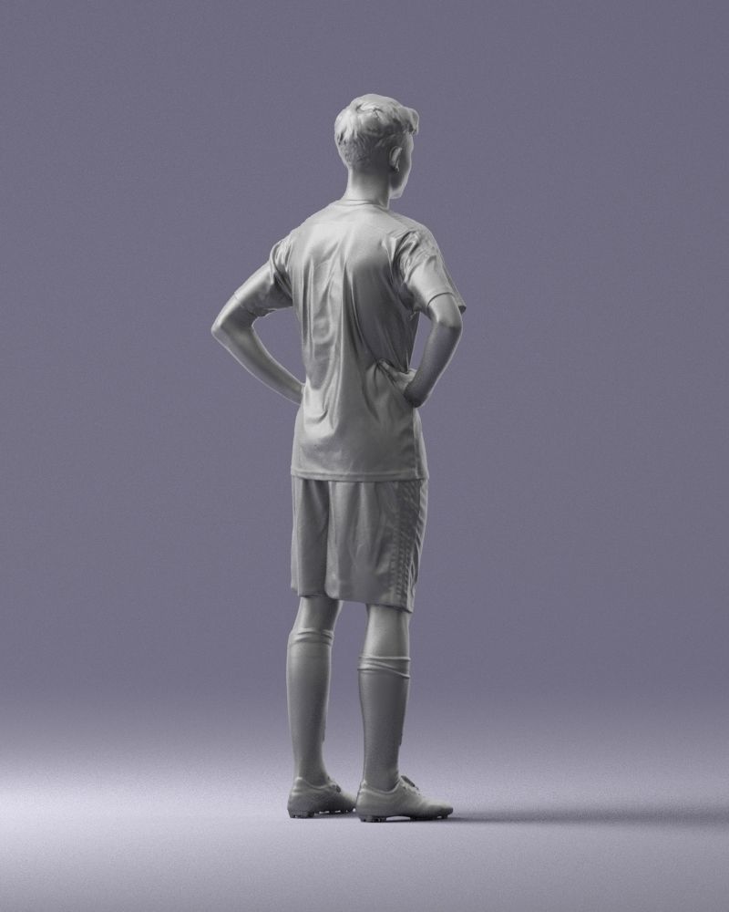 000316 Young Male Soccer Player Standing 1114 3dp 3D print model_17