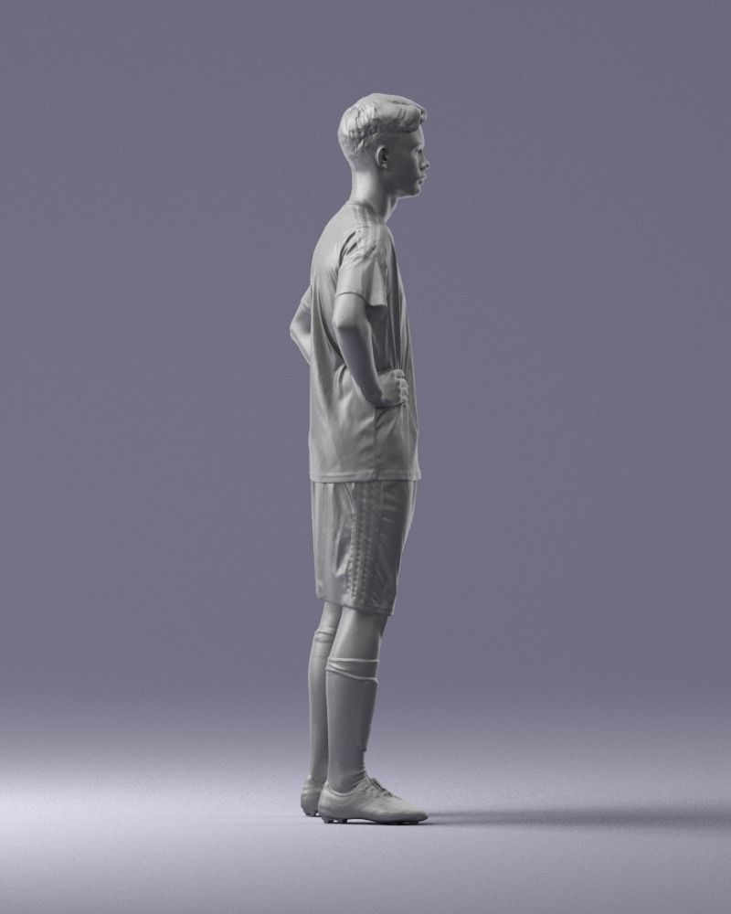 000316 Young Male Soccer Player Standing 1114 3dp 3D print model_14