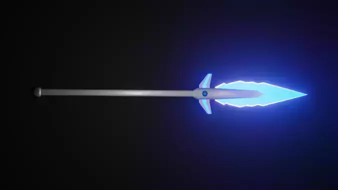 The Spear of Faith Low-poly Free low-poly 3D model