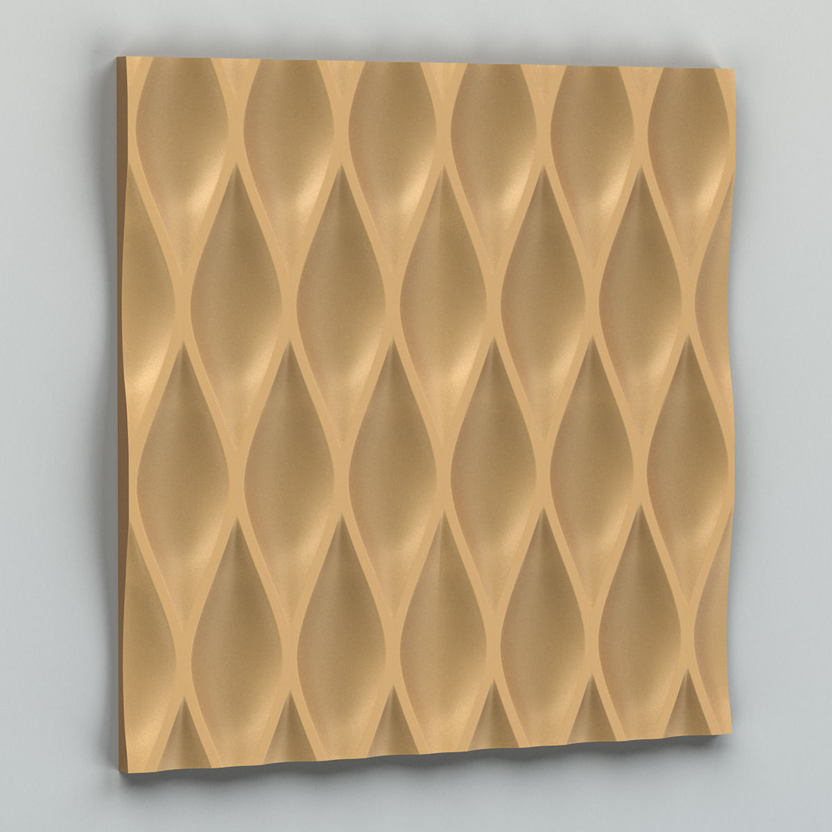 Wall Panel 004 3D model_5