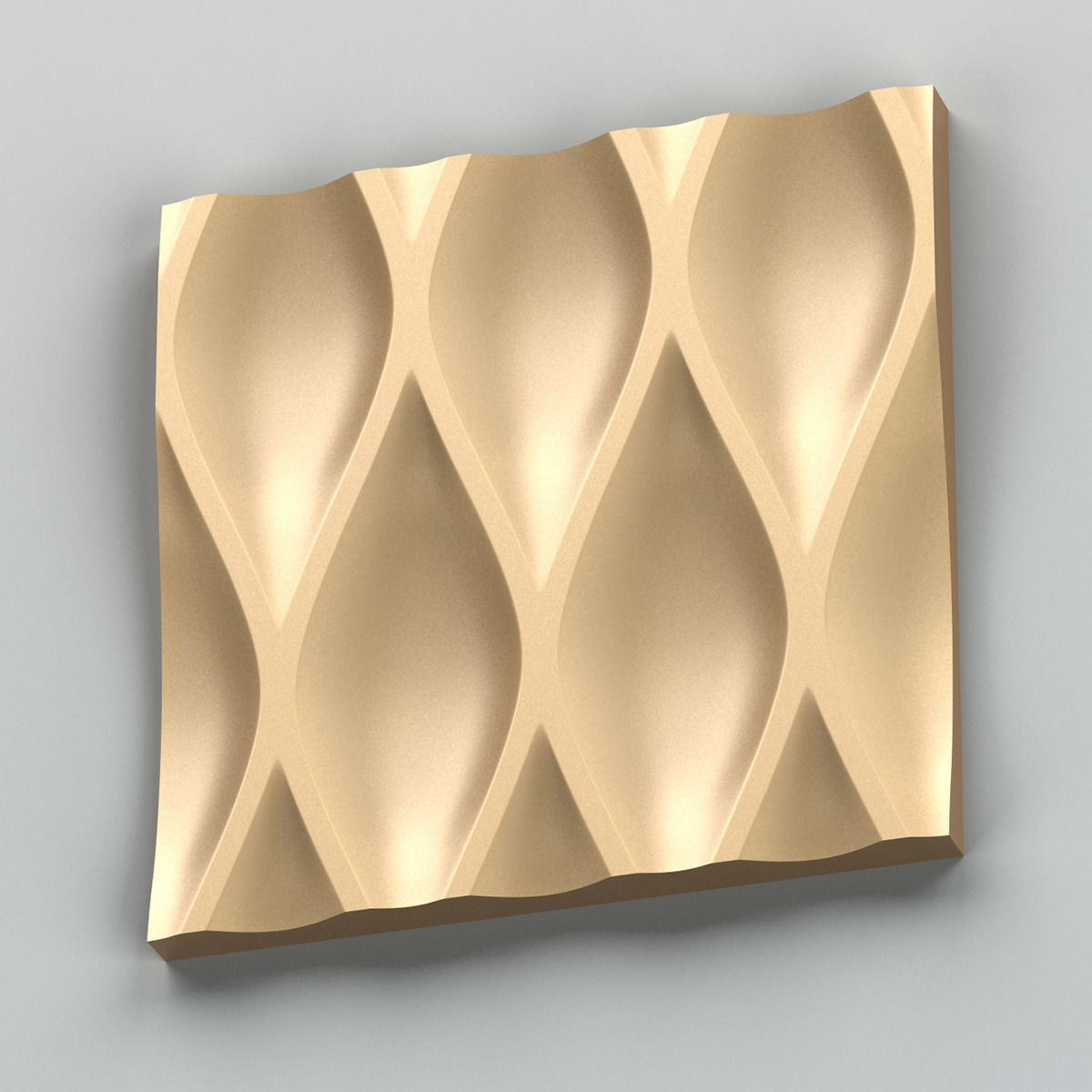 Wall Panel 004 3D model_3