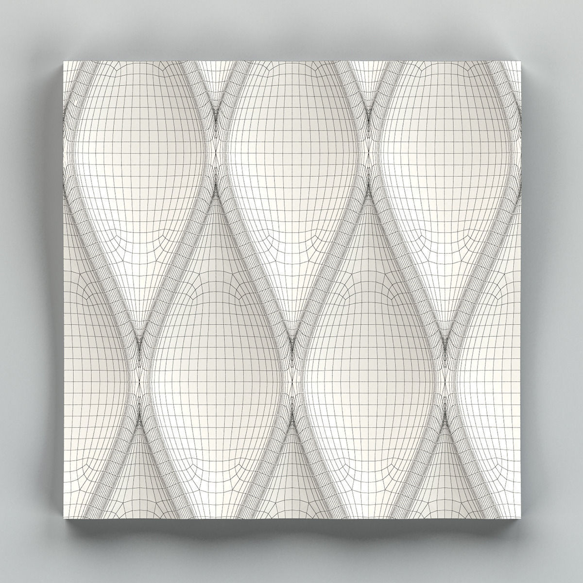Wall Panel 004 3D model_6