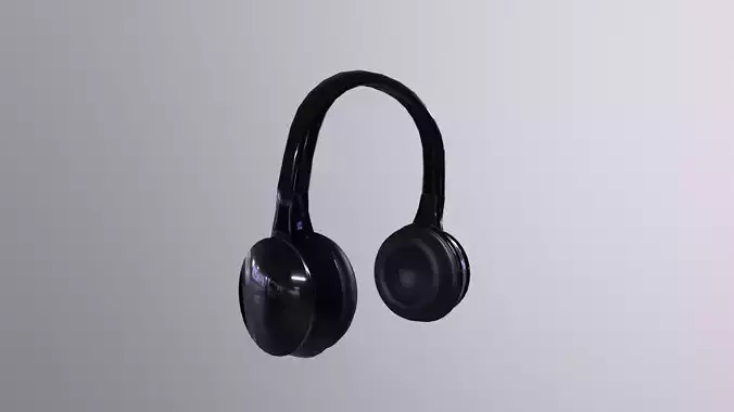 headphones Low poly headphone