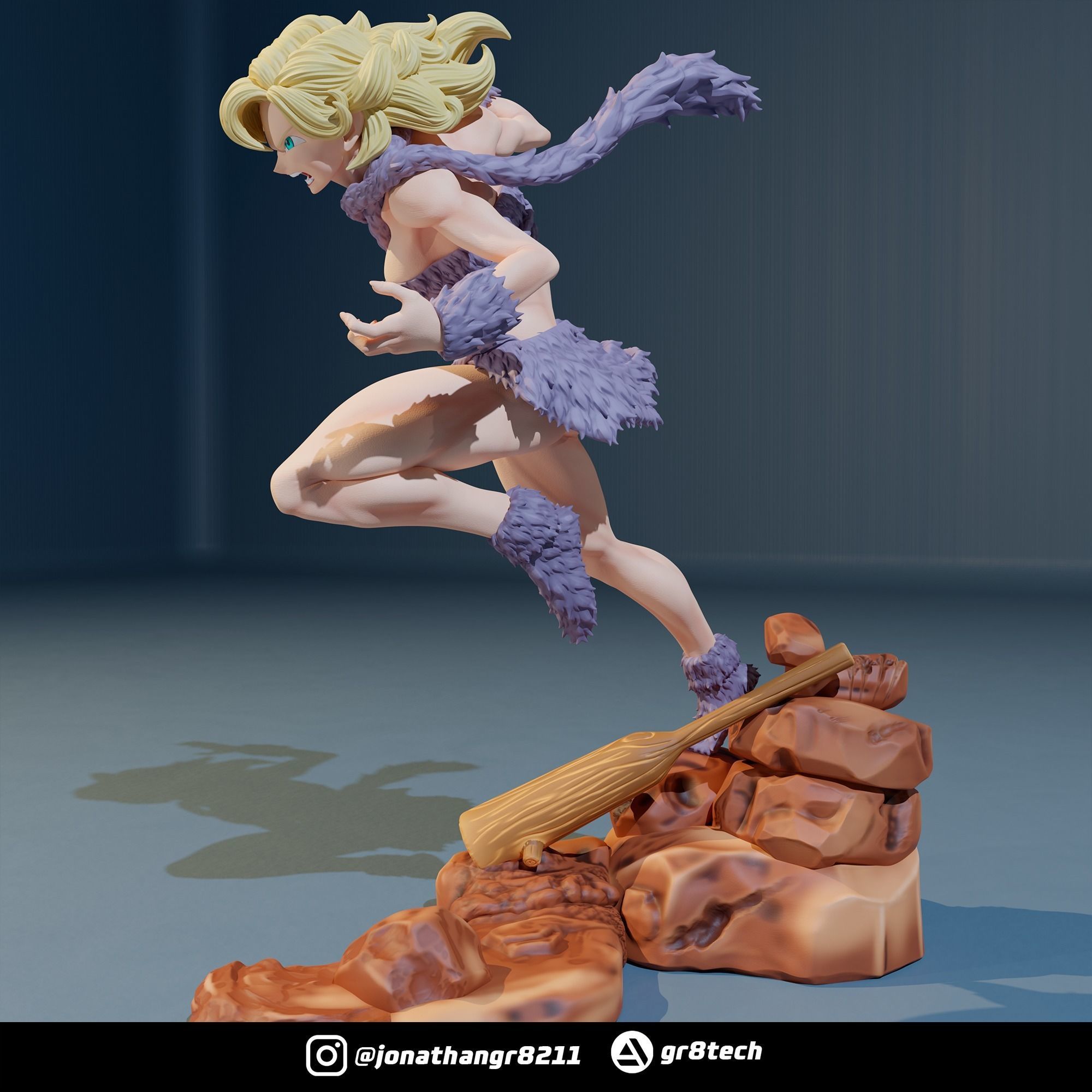 Ayla - Chrono Trigger 3D print model_2