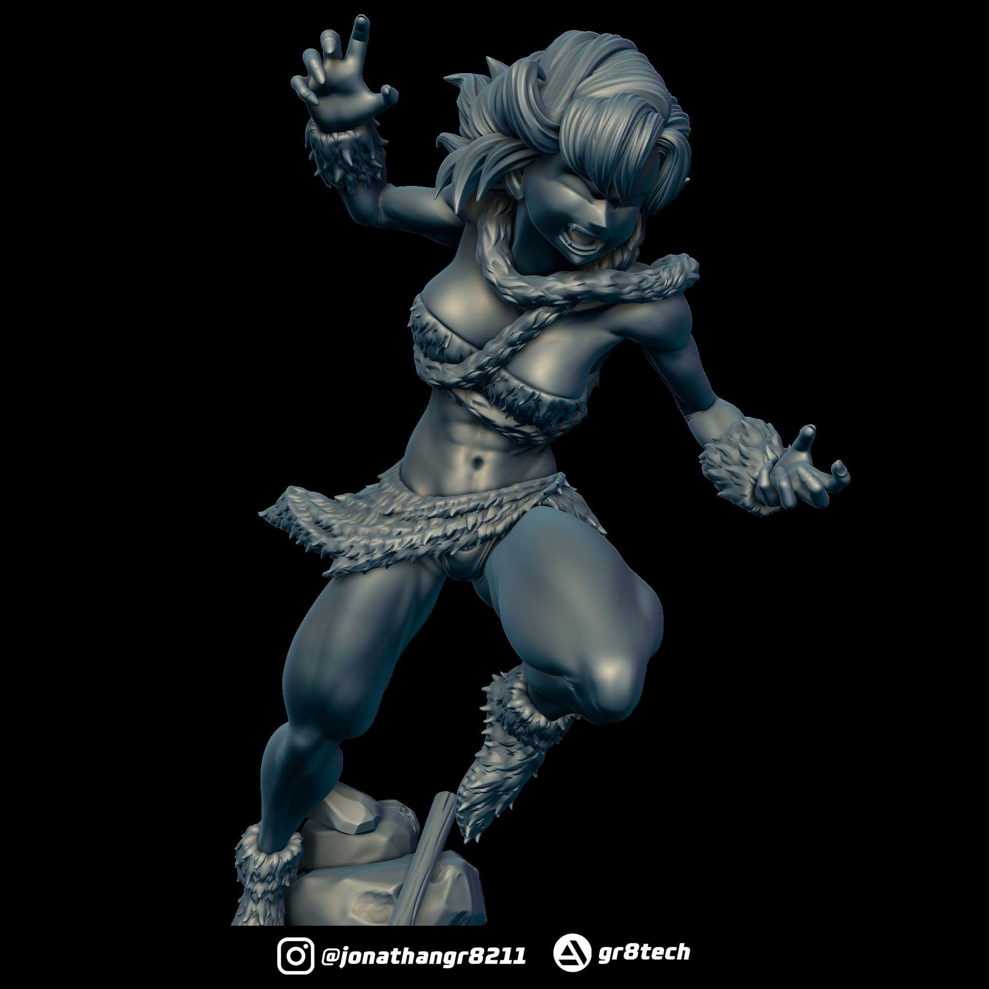 Ayla - Chrono Trigger 3D print model_6