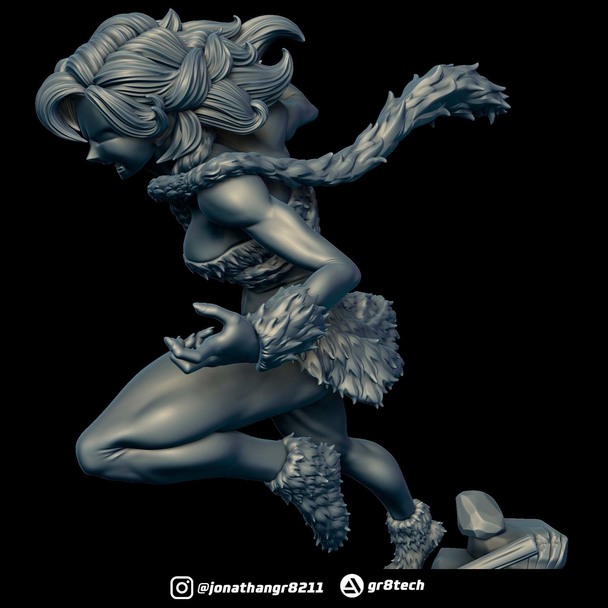 Ayla - Chrono Trigger 3D print model_7