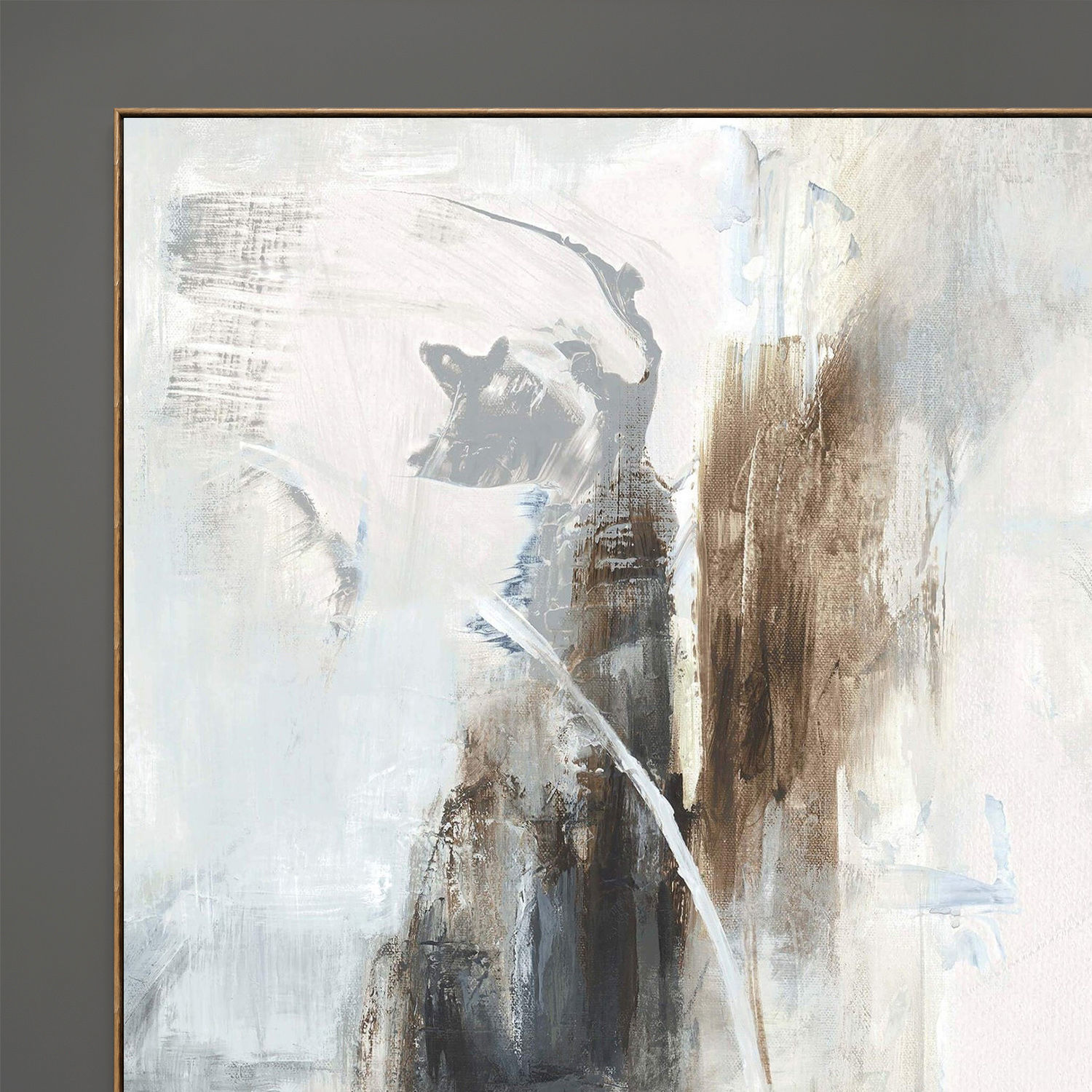 Plaster two square photo frames 39 Low-poly 3D model_3