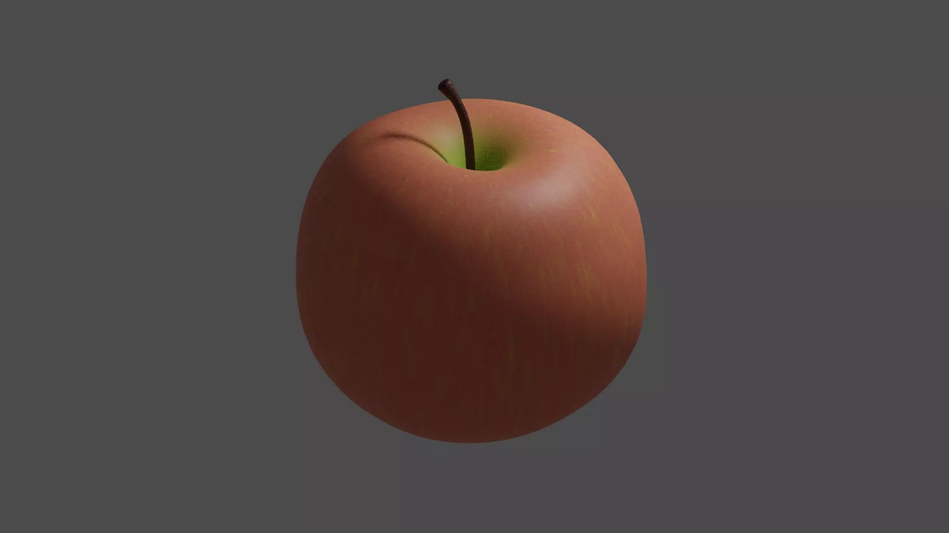 Apple 3d model fully procedural 3D model | CGTrader