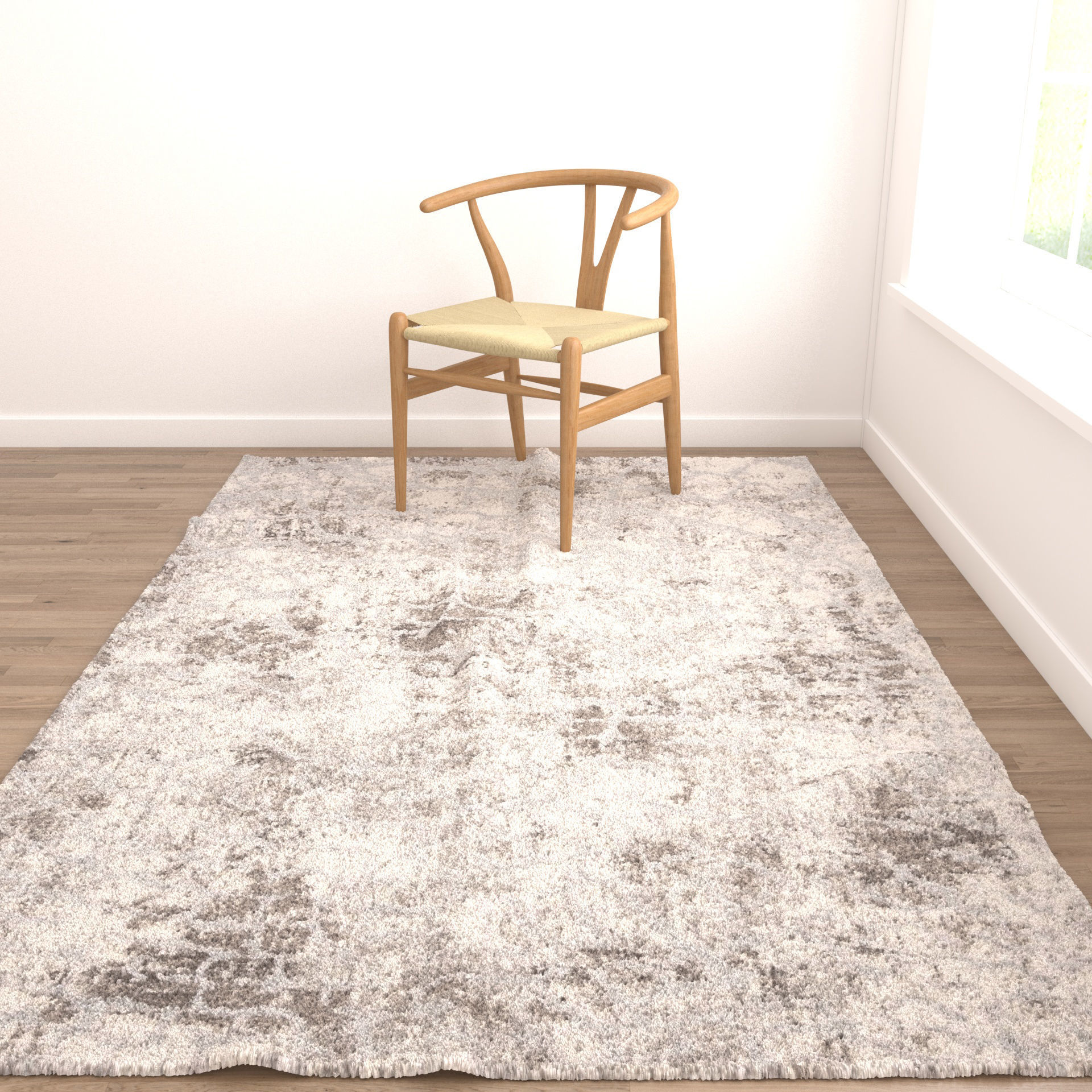 Rugs No 571 Low-poly 3D model_3