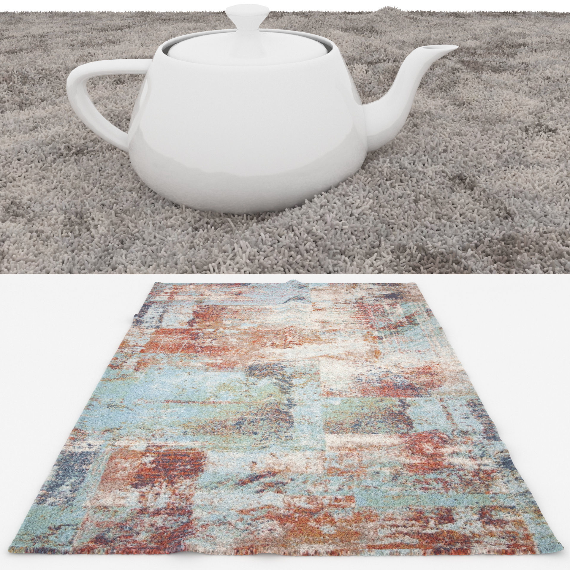 Rugs No 571 Low-poly 3D model_1