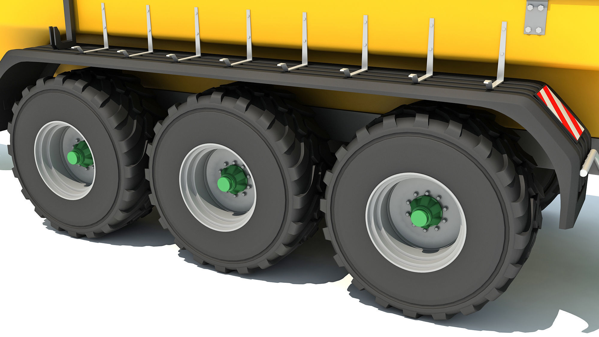 Farm Trailer V2 3D model_13