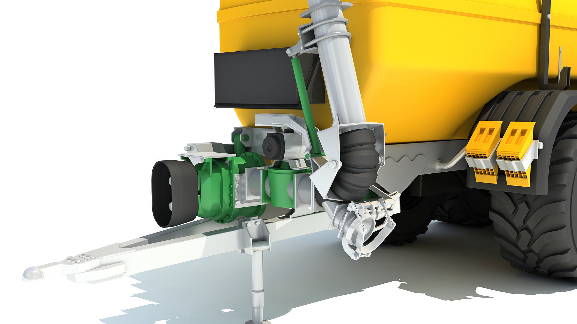 Farm Trailer V2 3D model_12