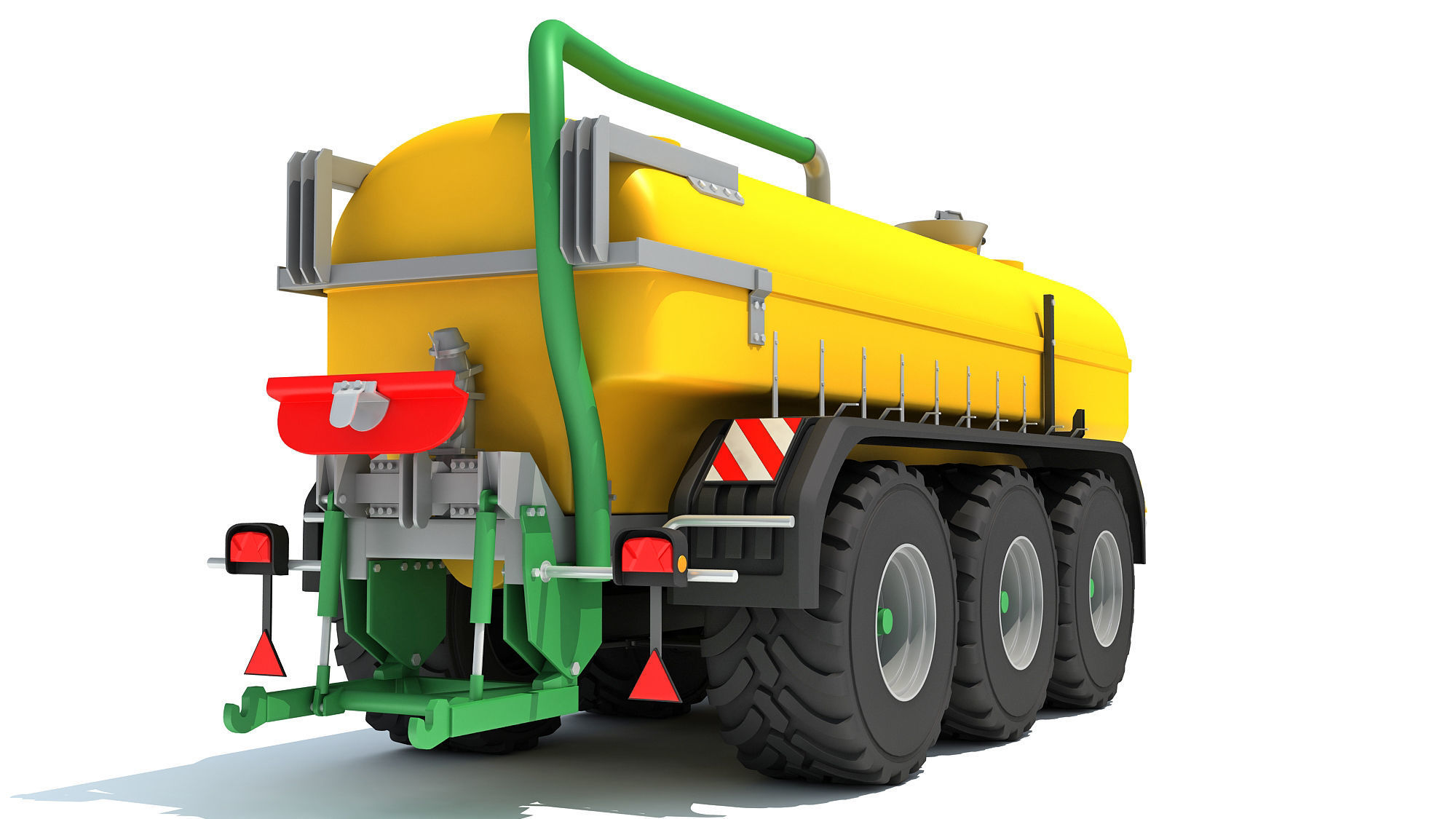 Farm Trailer V2 3D model_5