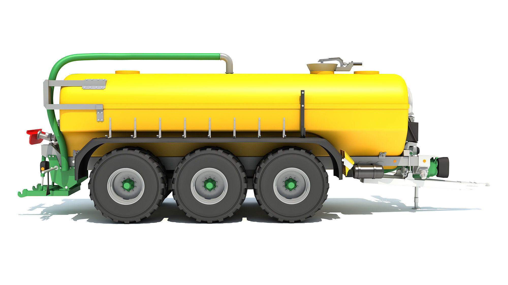 Farm Trailer V2 3D model_7