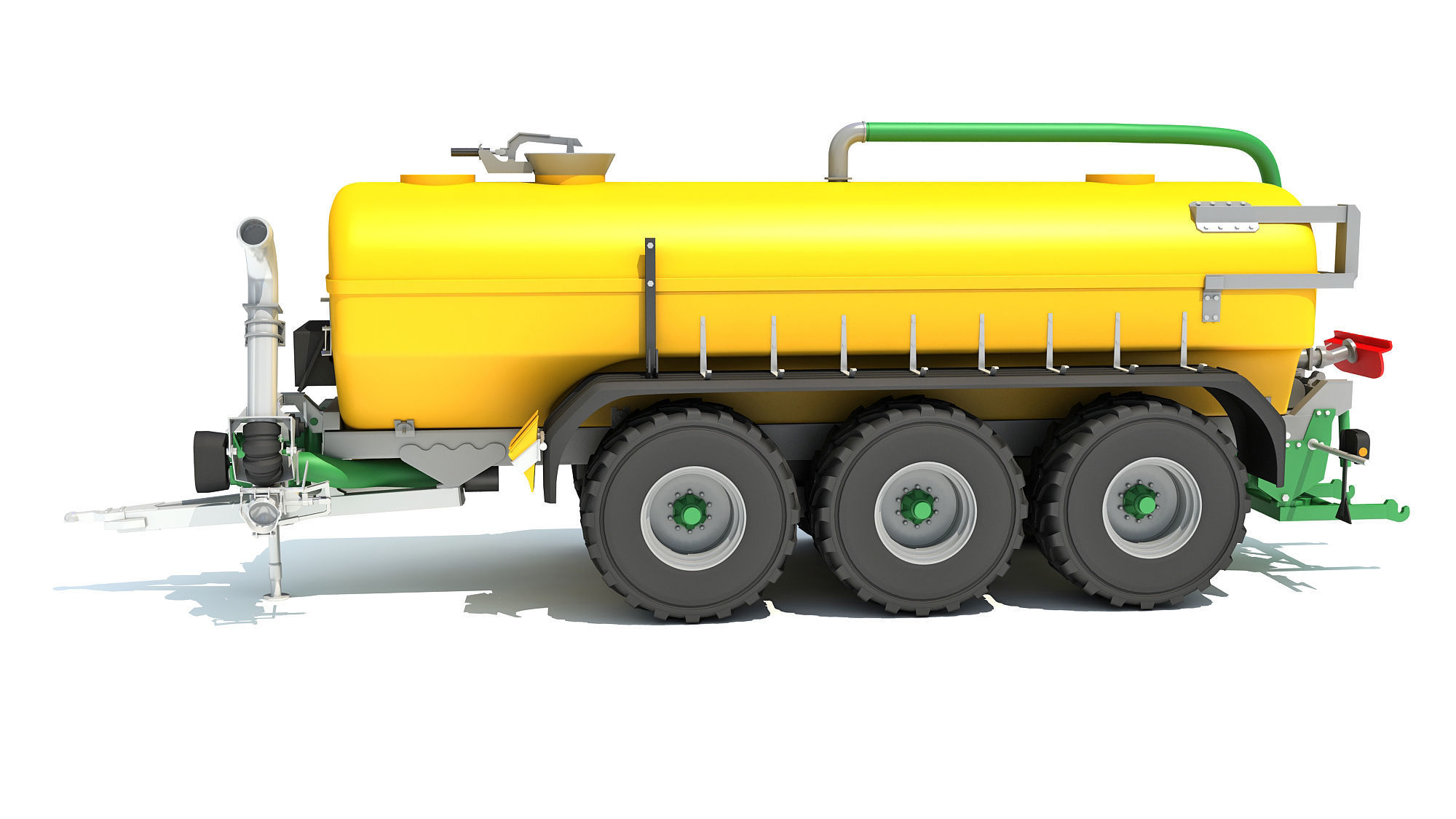 Farm Trailer V2 3D model_2