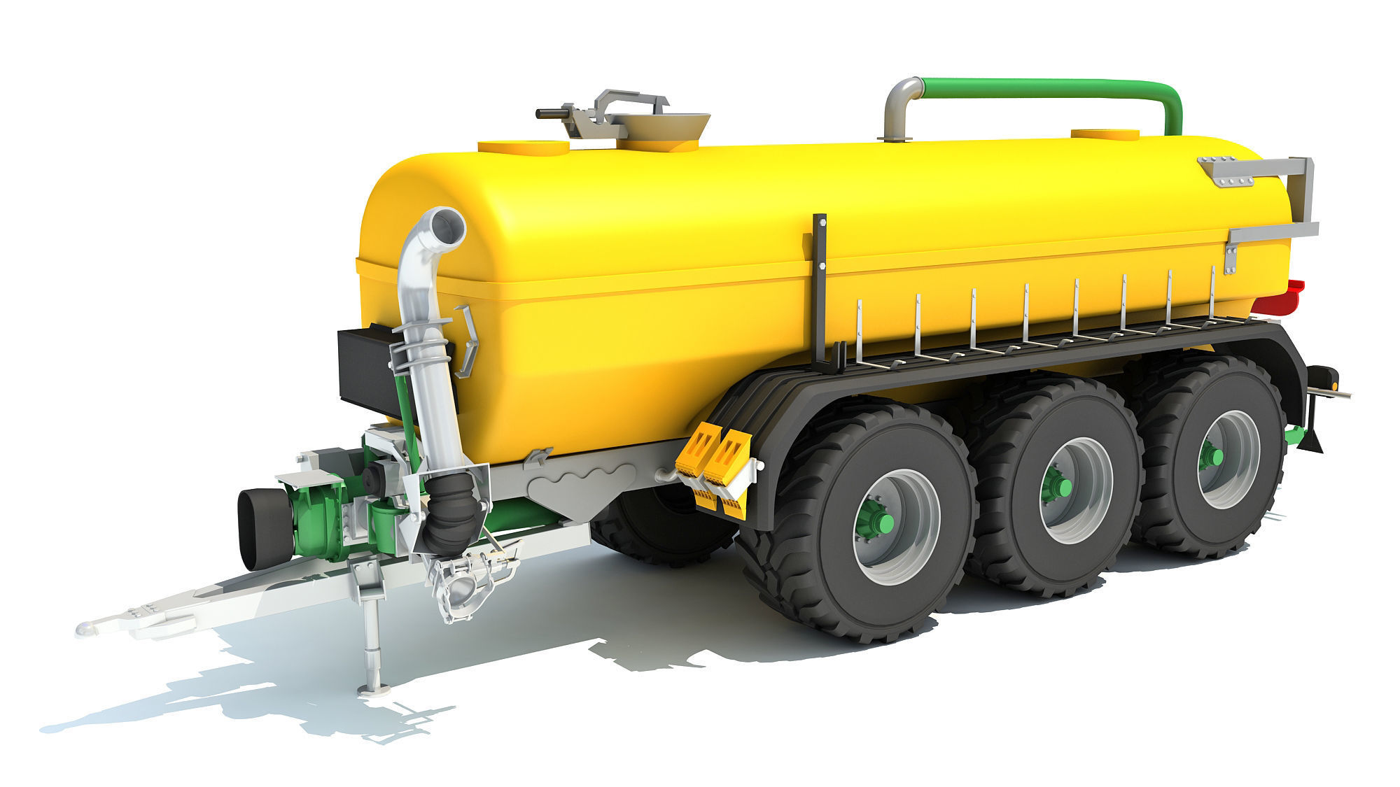 Farm Trailer V2 3D model_1