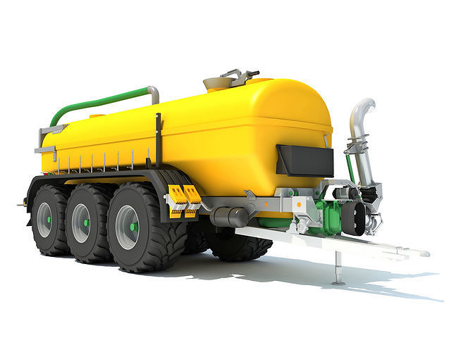 Farm Trailer V2 3D model