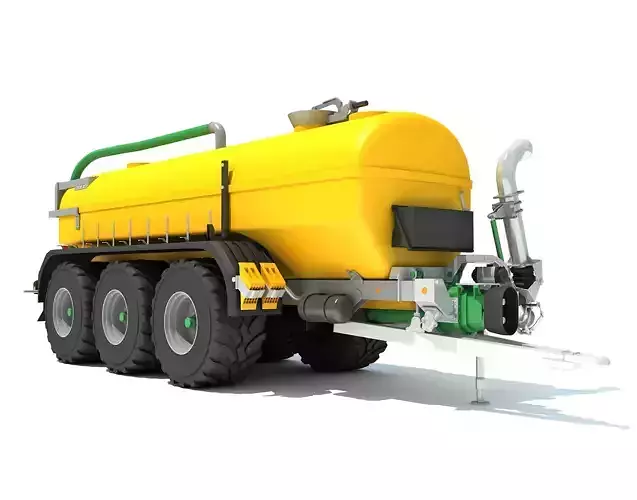 Farm Trailer V2 3D model