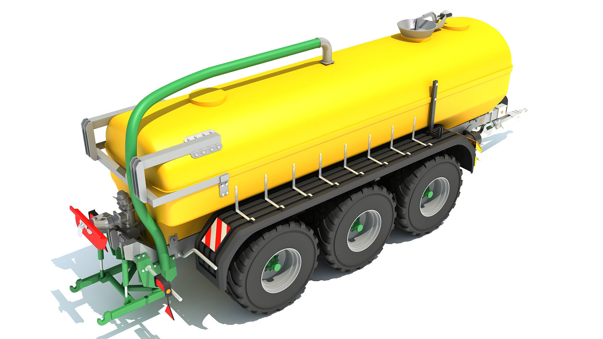 Farm Trailer V2 3D model_6
