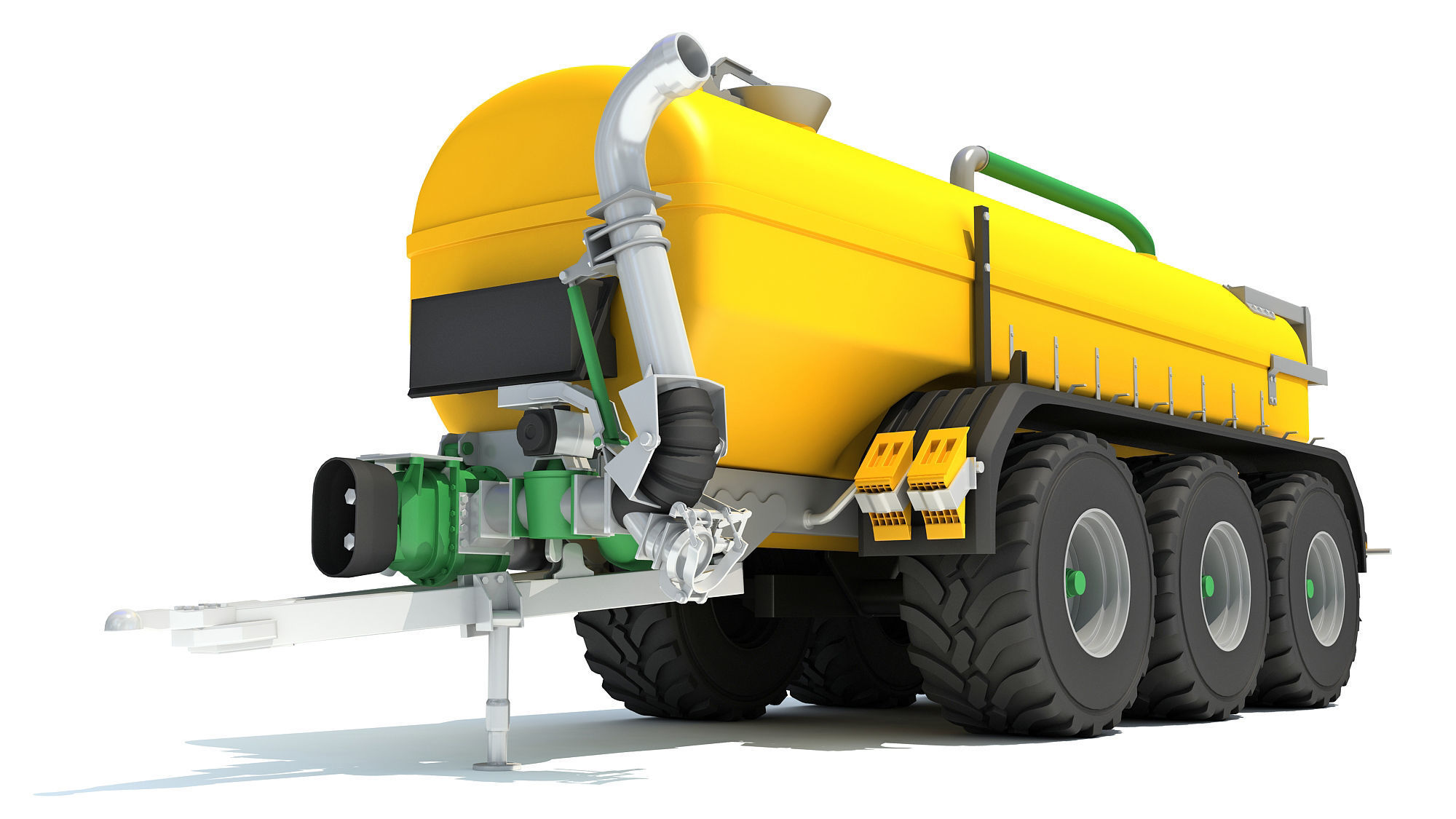 Farm Trailer V2 3D model_11