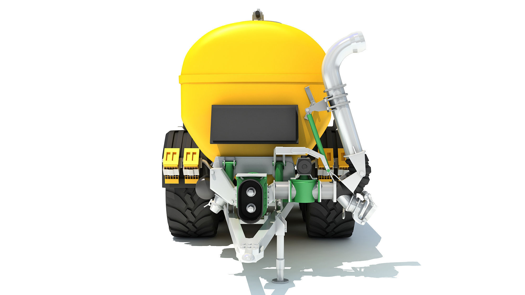 Farm Trailer V2 3D model_10