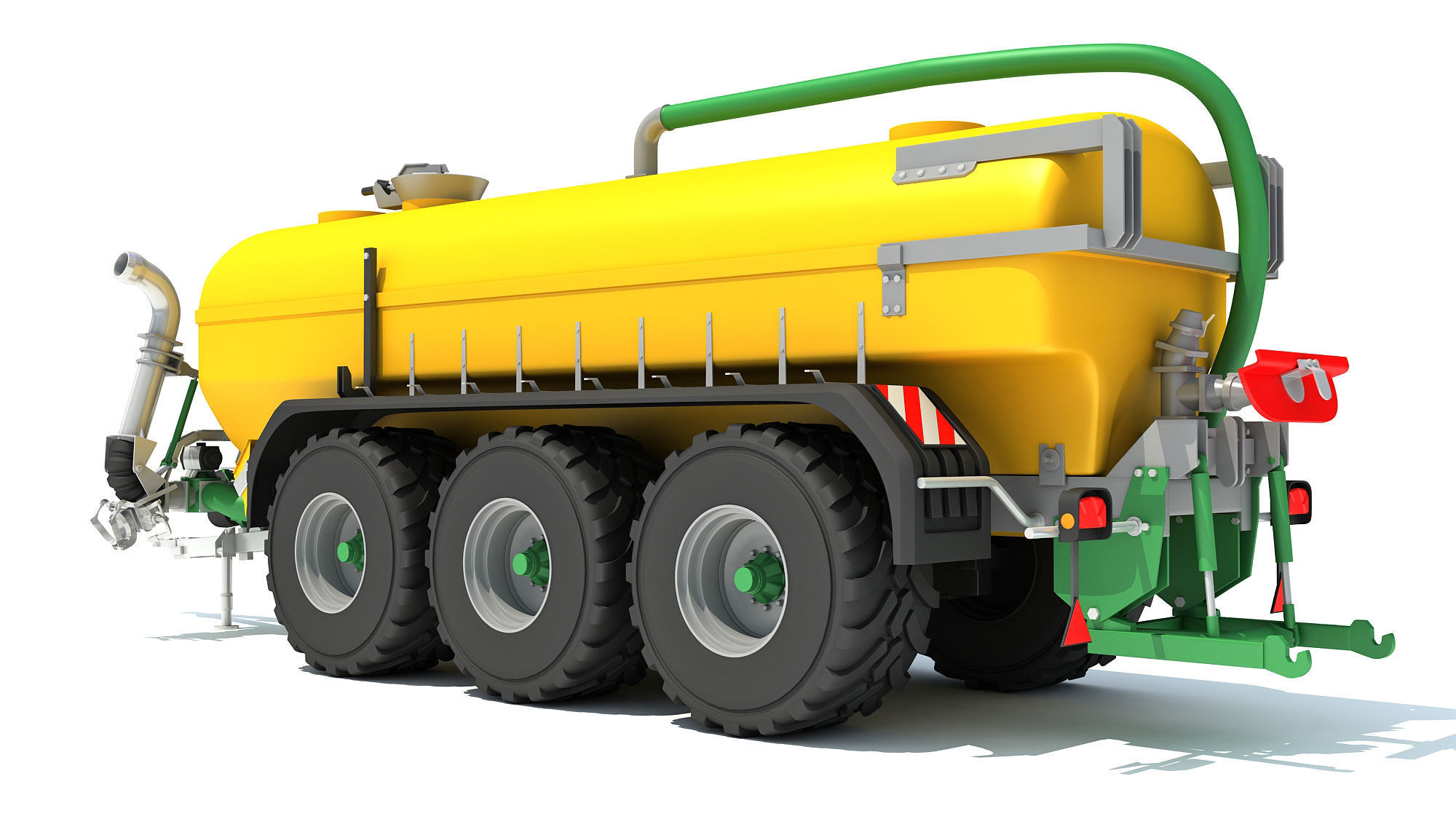 Farm Trailer V2 3D model_4